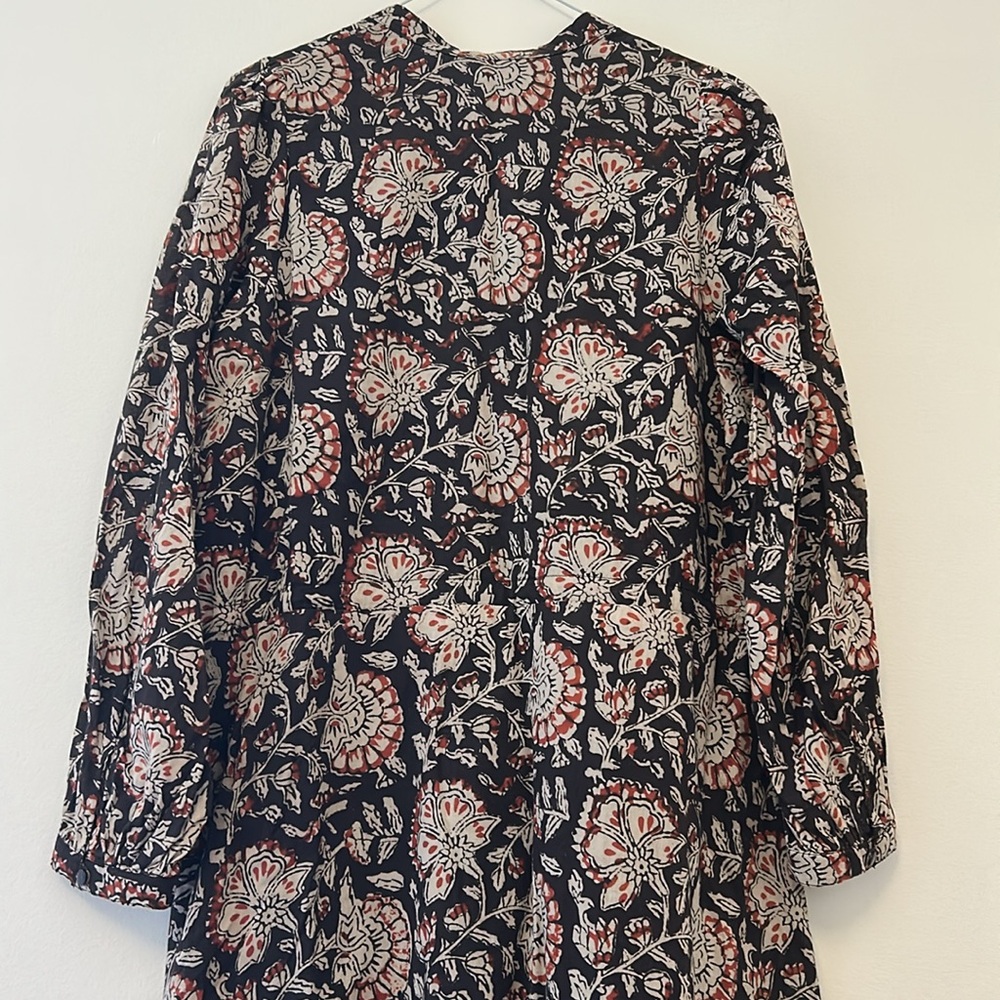 Emerson Fry India Collection Hand Block Printed Frances Dress - Picture 6 of 9